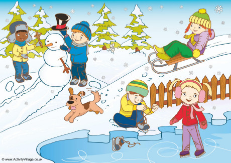 Winter Scene Poster