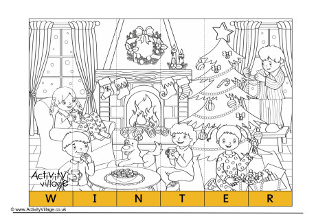 Winter Spelling Jigsaw 2 Winter Spelling Jigsaw 2