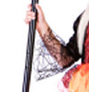 Witch costume lace sleeve