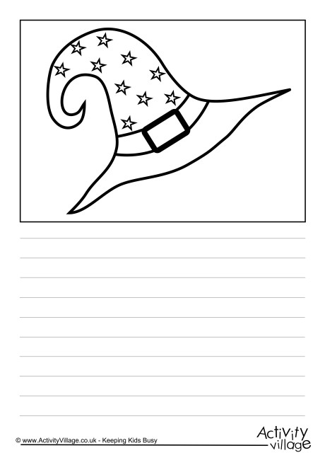 Witch's Hat Story Paper