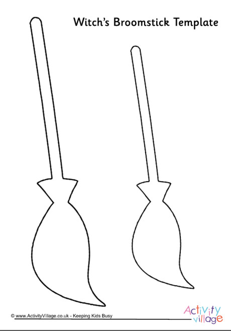 Broomstick template