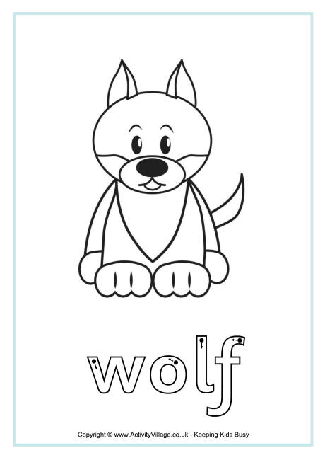 Wolf finger tracing