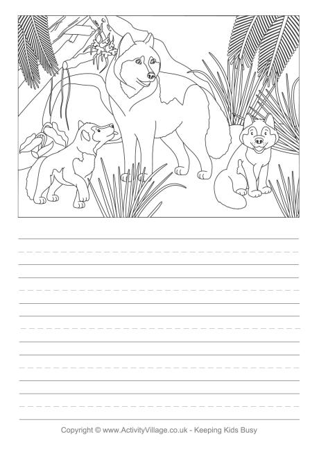 Wolves story paper