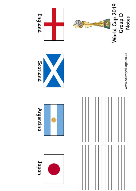 Womens World Cup 2019 Notes Booklets Womens World Cup 2019 Notes Booklets