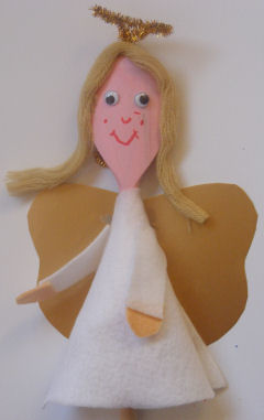 Wooden Spoon Angel