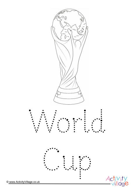 World Cup Word Tracing