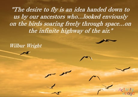Wright Brothers quote poster
