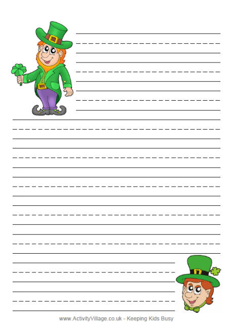 leprechaun-writing-paper