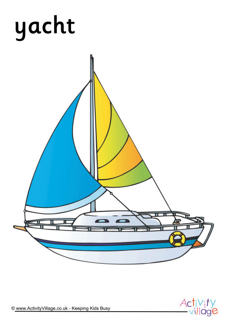 Yacht Poster