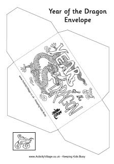 chinese new year lucky money envelope template