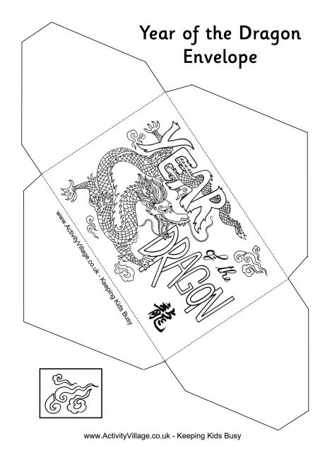 Year of the Dragon envelope 2