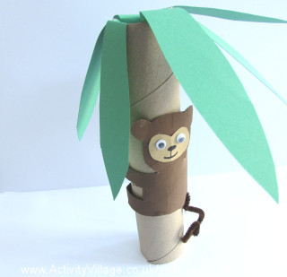 Monkey Crafts for Kids