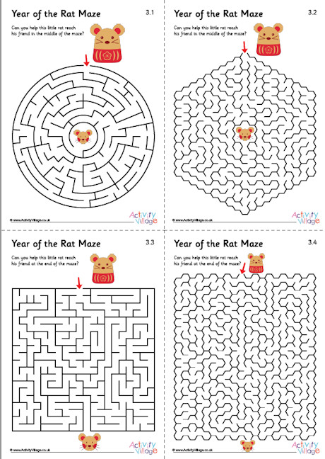 Year of the Rat mazes 3