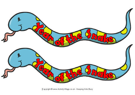 Year of the snake bookmarks