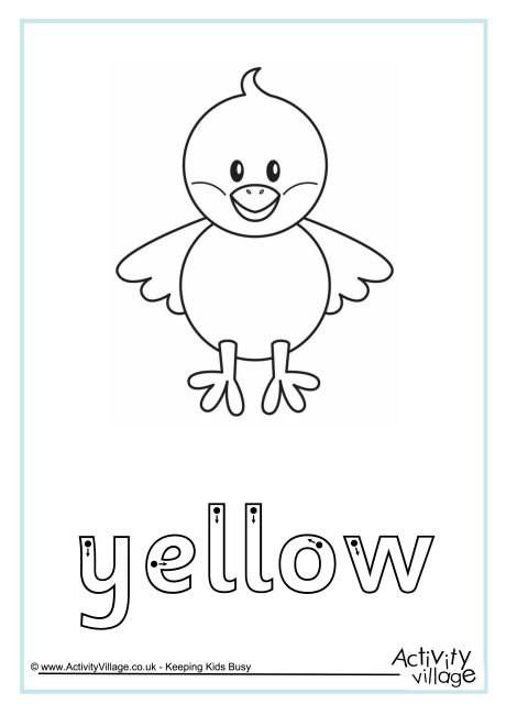 Yellow Finger Tracing