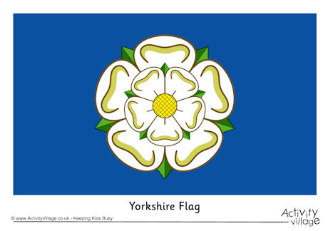Yorkshire flag printable