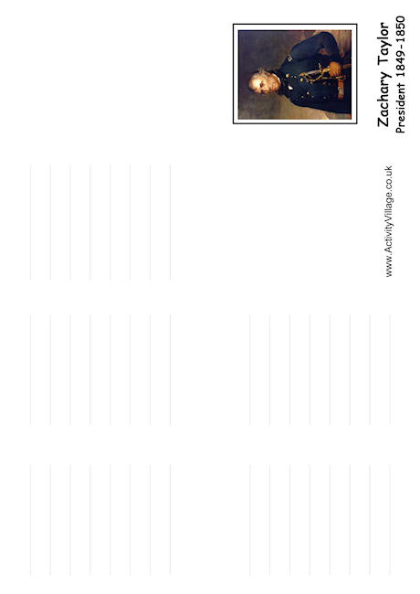 Zachary Taylor booklet 