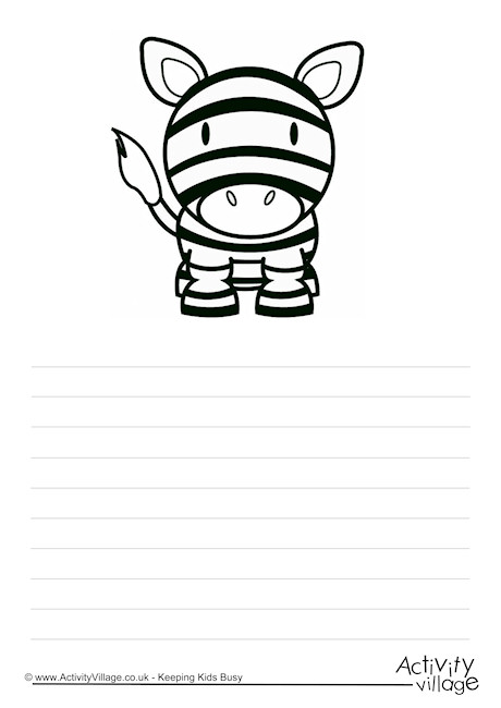 Zebra Story Paper