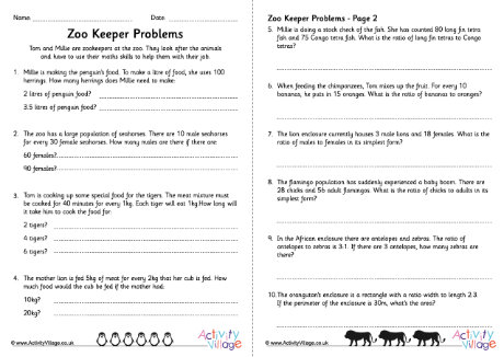 Zookeeper ratio problems