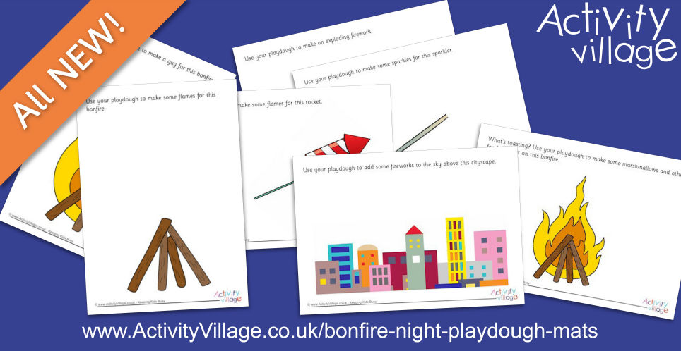 Indoor Bonfire Night Fun with these New Playdough Mats Indoor Bonfire Night Fun with these New Playdough Mats