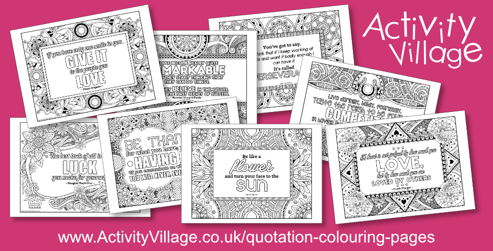 Inspiring New Quotation Colouring Pages Inspiring New Quotation Colouring Pages