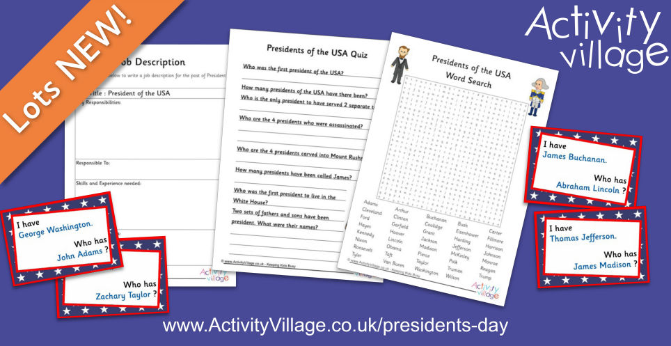 Interesting New Activities for Presidents Day Interesting New Activities for Presidents Day