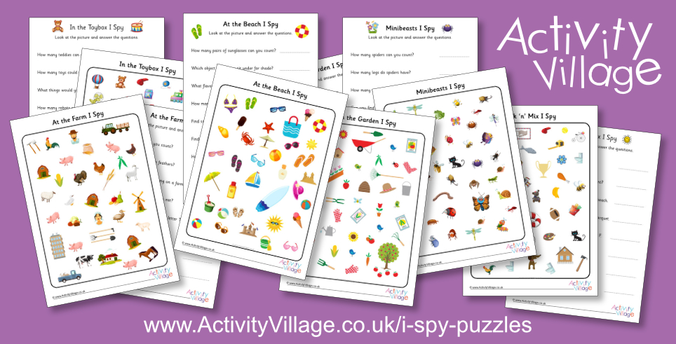 Introducing Our New I Spy Puzzles