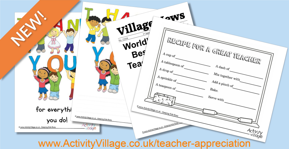 Last Minute Teacher Appreciation Printables Last Minute Teacher Appreciation Printables