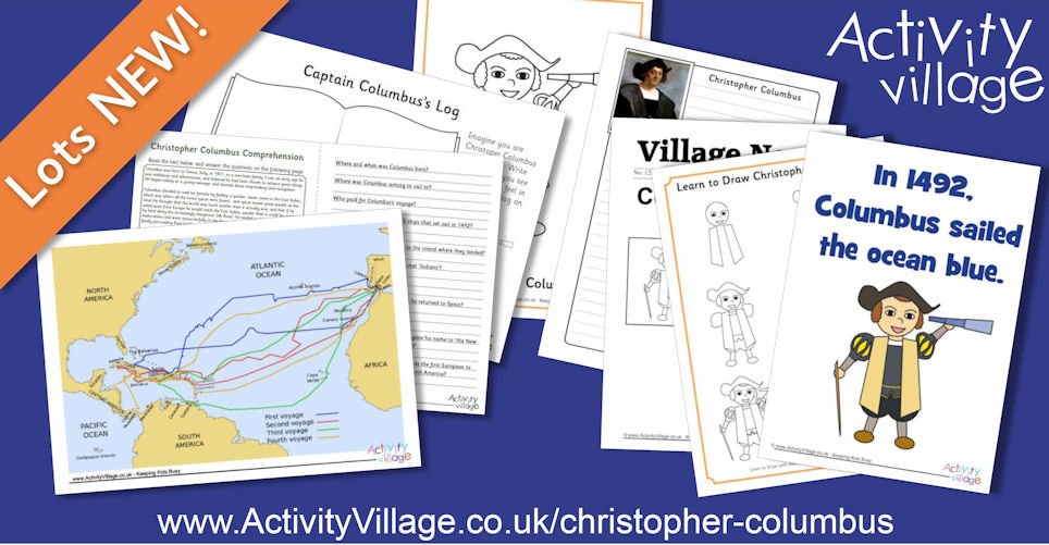 Learn About Christopher Columbus and Enjoy These New Activities... Learn About Christopher Columbus and Enjoy These New Activities...