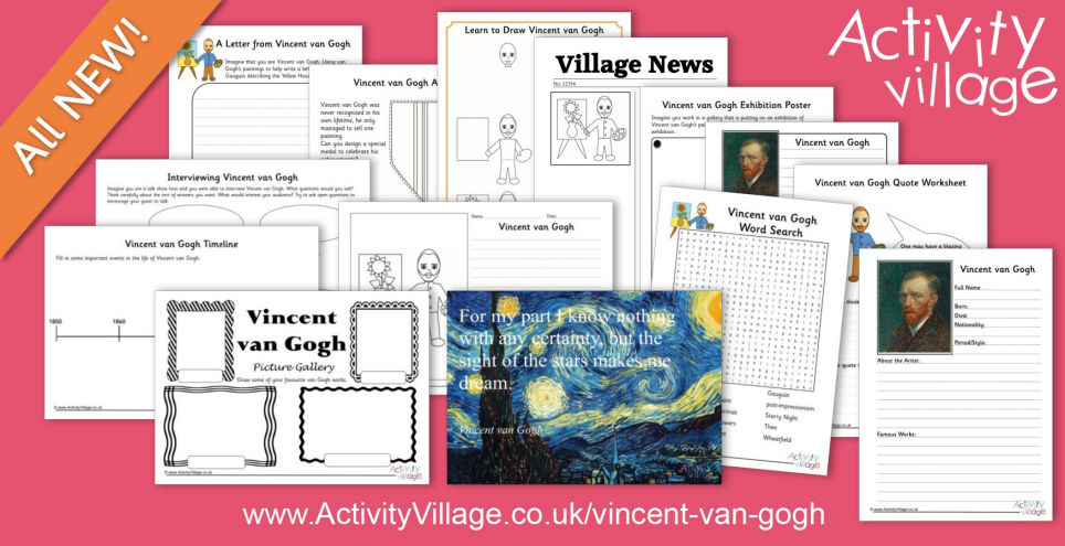 Learn About Vincent van Gogh Learn About Vincent van Gogh
