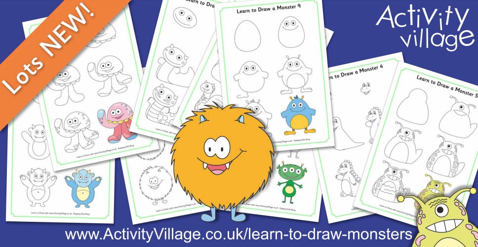 Learn to Draw a Monster .... or Nine! Learn to Draw a Monster .... or Nine!