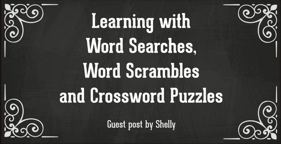 Learning with Word Searches, Word Scrambles and Crossword Puzzles