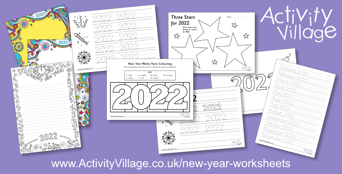We Are Looking Ahead to the New Year With These Fun Worksheets