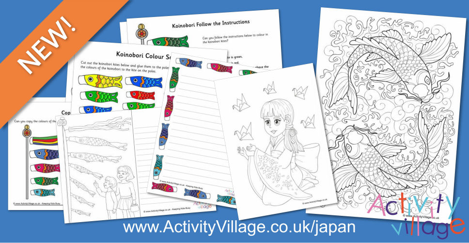 Lots of New Activities for Our Japan Topic