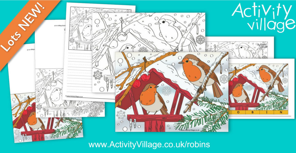 Lovely New Robins Scene Activities