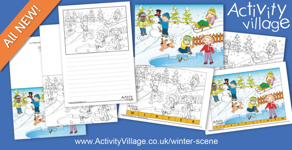 Lovely New Winter Scene Activities Lovely New Winter Scene Activities