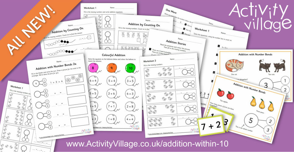 Many New Resources for Addition Within 10 Many New Resources for Addition Within 10