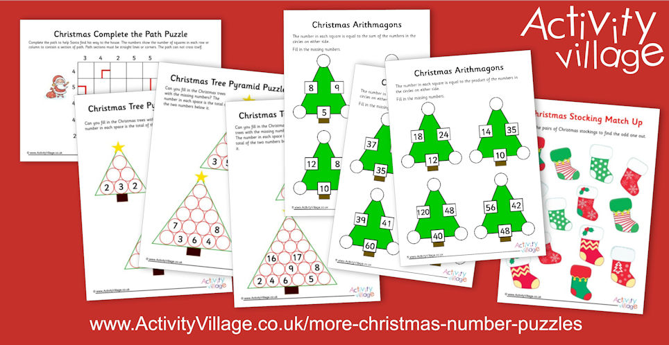 We've Added More Christmas Number Puzzles We've Added More Christmas Number Puzzles