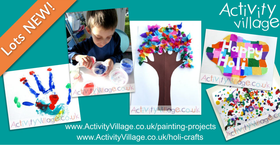 More Colour Celebrations with these Painting Projects and Holi Crafts More Colour Celebrations with these Painting Projects and Holi Crafts