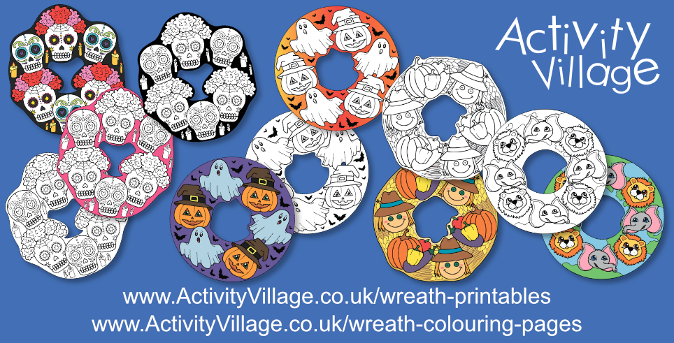 More of our New Wreath Colouring Pages and Printables... More of our New Wreath Colouring Pages and Printables...