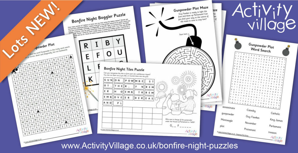 More Puzzling Fun for Bonfire Night