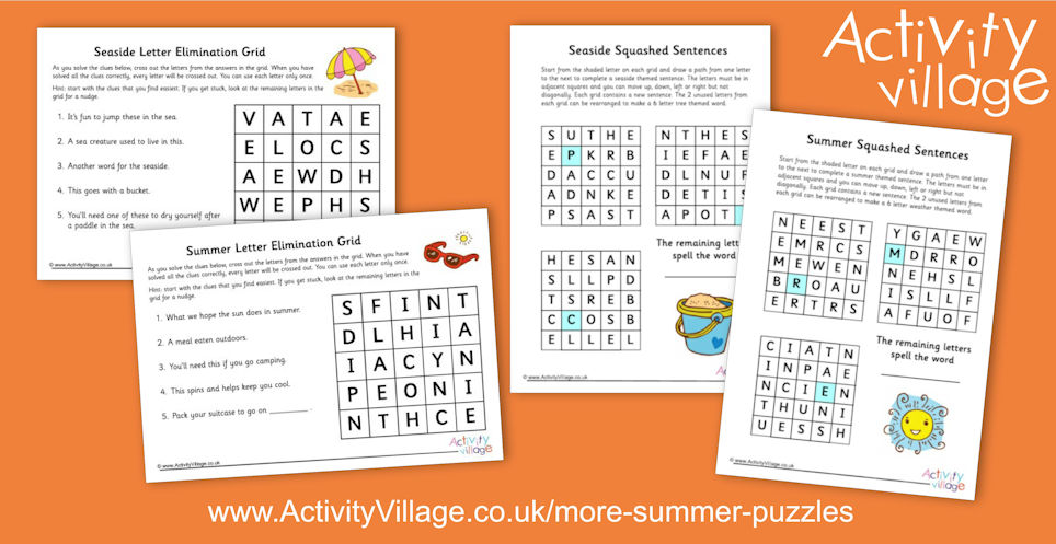 Topping Up Our Summer Puzzles