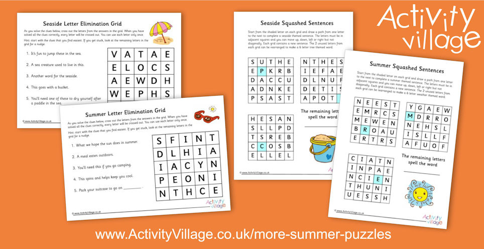 Topping Up Our Summer Puzzles Topping Up Our Summer Puzzles
