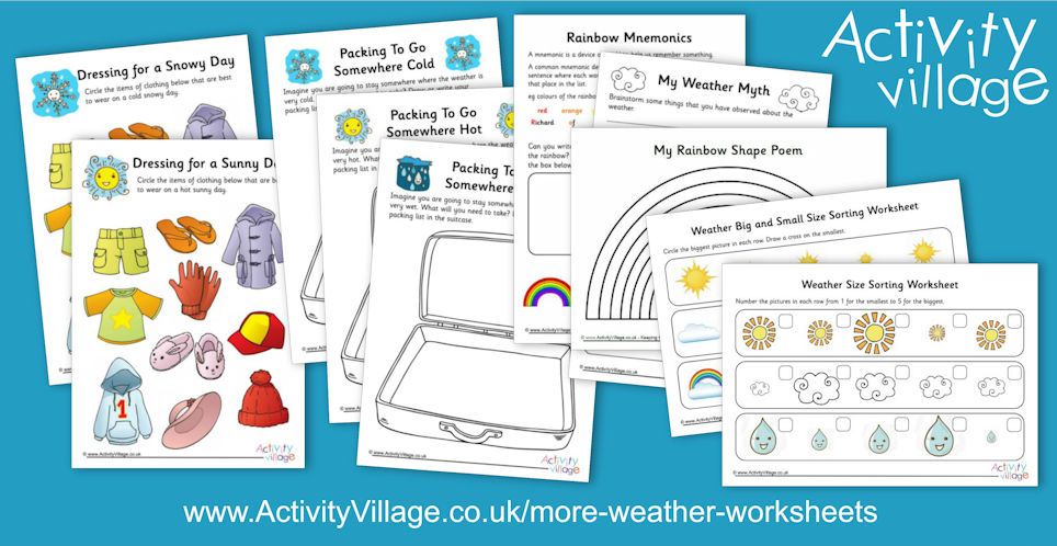 More Weather Worksheets More Weather Worksheets