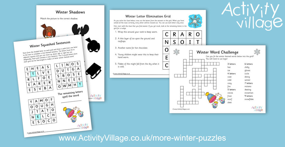 Our Latest Winter Puzzles