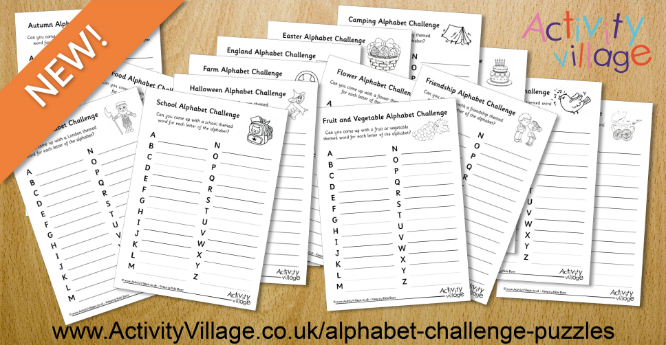 All New Alphabet Challenge Puzzles...A Real Challenge!