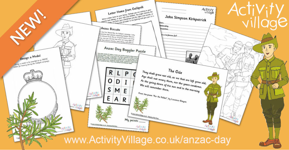New Anzac Day Activities New Anzac Day Activities