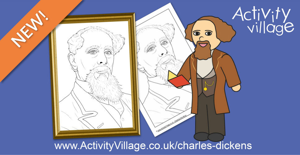New Charles Dickens Colouring Pages