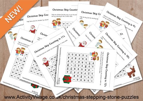 New! Christmas Stepping Stone Puzzles New! Christmas Stepping Stone Puzzles