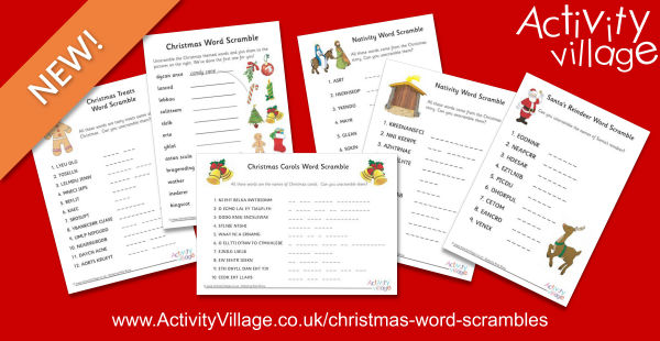 New Christmas Word Scrambles to Puzzle Over New Christmas Word Scrambles to Puzzle Over